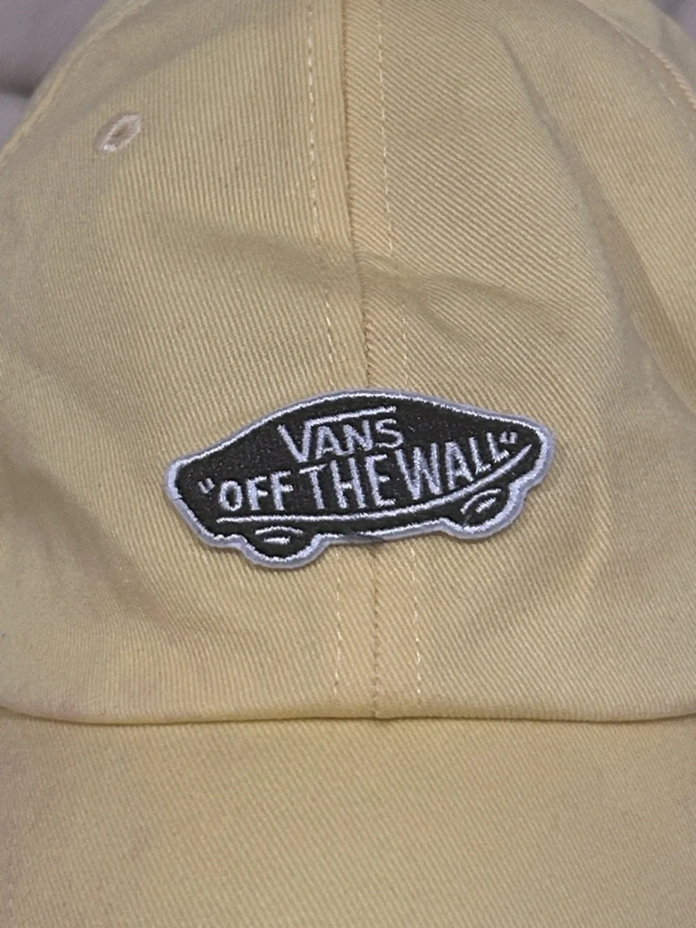 Vans Logo Yellow Bow Back Hat “Off the Wall” Checkboard Bow Cap OS Women's
